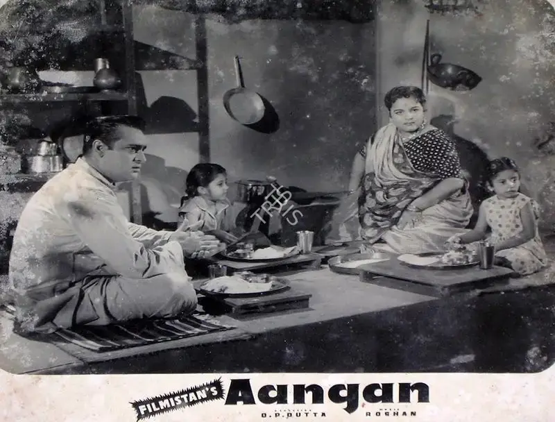 O.P. Datta (Director), Aangan, 1959, Lobby Card