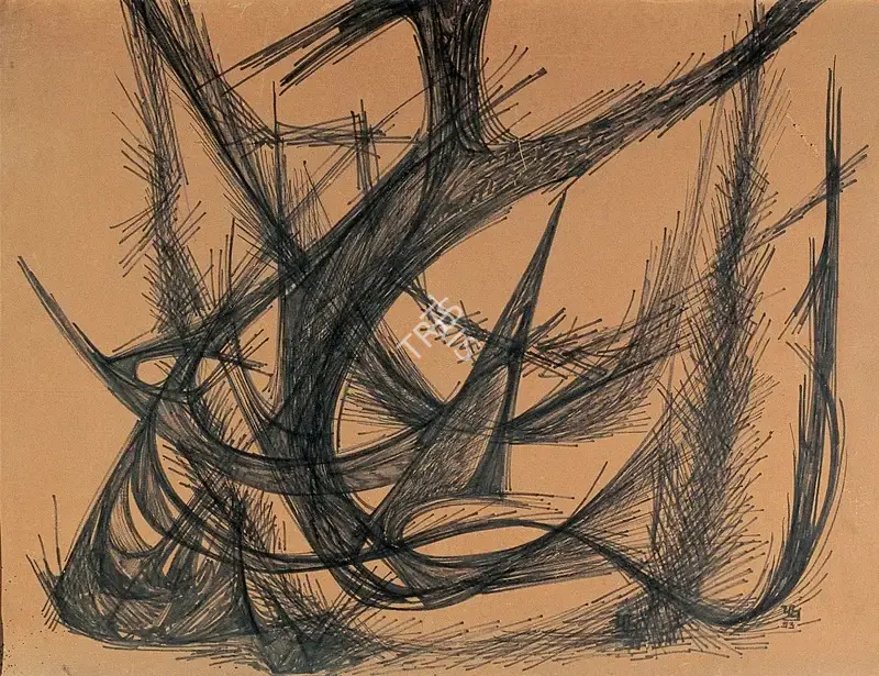 Pilloo Pochkhanawala (Artist), Untitled, 1973, Painting
