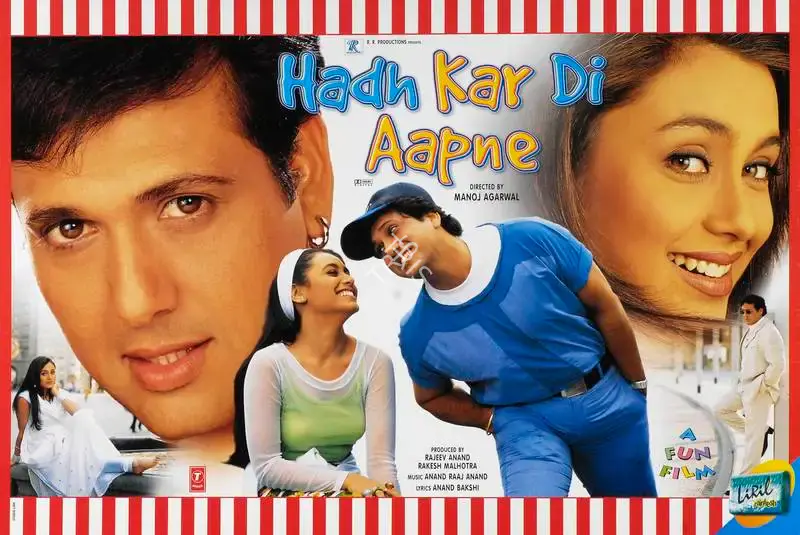 Rajeev Anand (Producer), Hadh Kar Di Aapne, 2000, Lobby Card