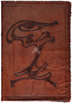 Rabindranath Tagore (Artist), Leather Folder, 1932, Painting