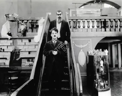 Roland Totheroh (Cinematographer), The Floorwalker, 1916, Photographic Still