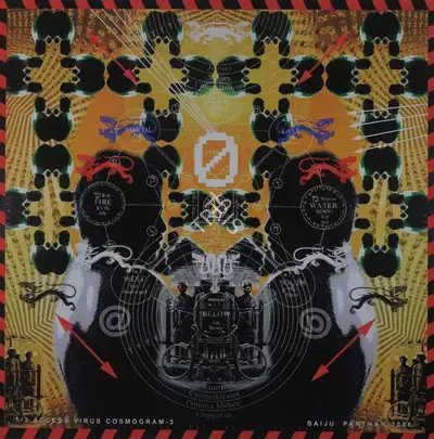 Baiju Parthan (Artist), 1/3 Access Virus Cosmogram - 3, 2006, Graphic Art
