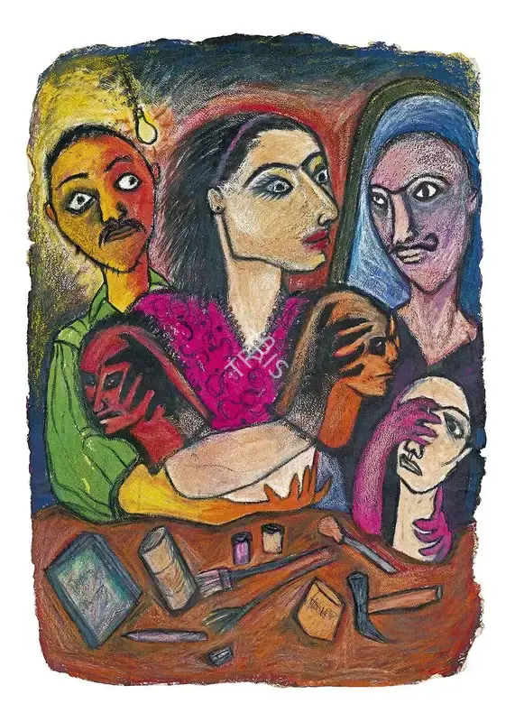 Rekha Rodwittiya (Artist), Untitled, 1986, Painting
