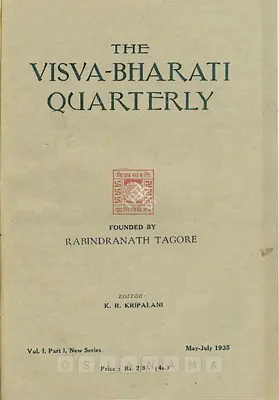 K.R. Kripalani (Editor), Visva-Bharati Quarterly, 1935, Journal