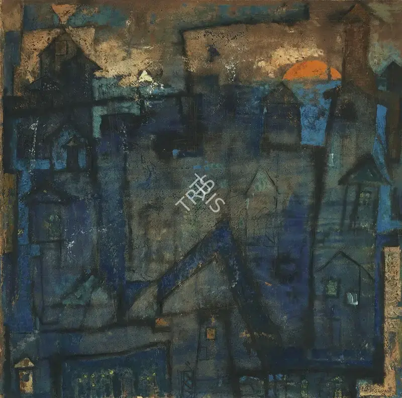 Mohan&nbsp;Samant (Artist), Untitled, 1953, Painting