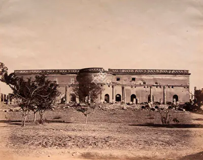 Felice Beato (Photographer), Metcalfe House, Delhi, 1858, Antiquarian Photograph