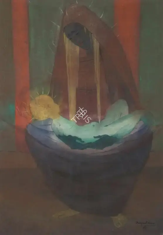Vishwanath Nageshkar (Artist), Untitled, 1980, Painting