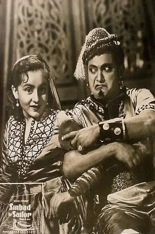 Nanabhai Bhatt (Director), Sinbad Jahaaji, 1952, Lobby Card