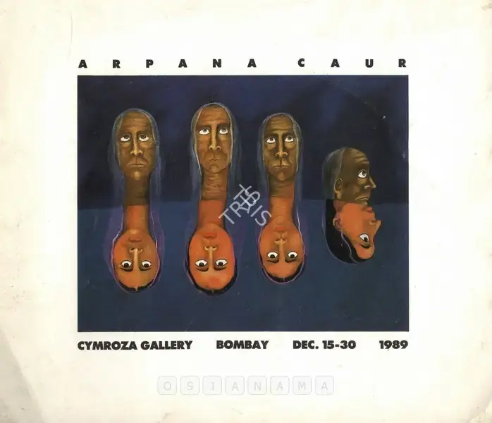Arpana Caur (Artist), Arpana Caur, 1989, Solo Exhibition Invitation