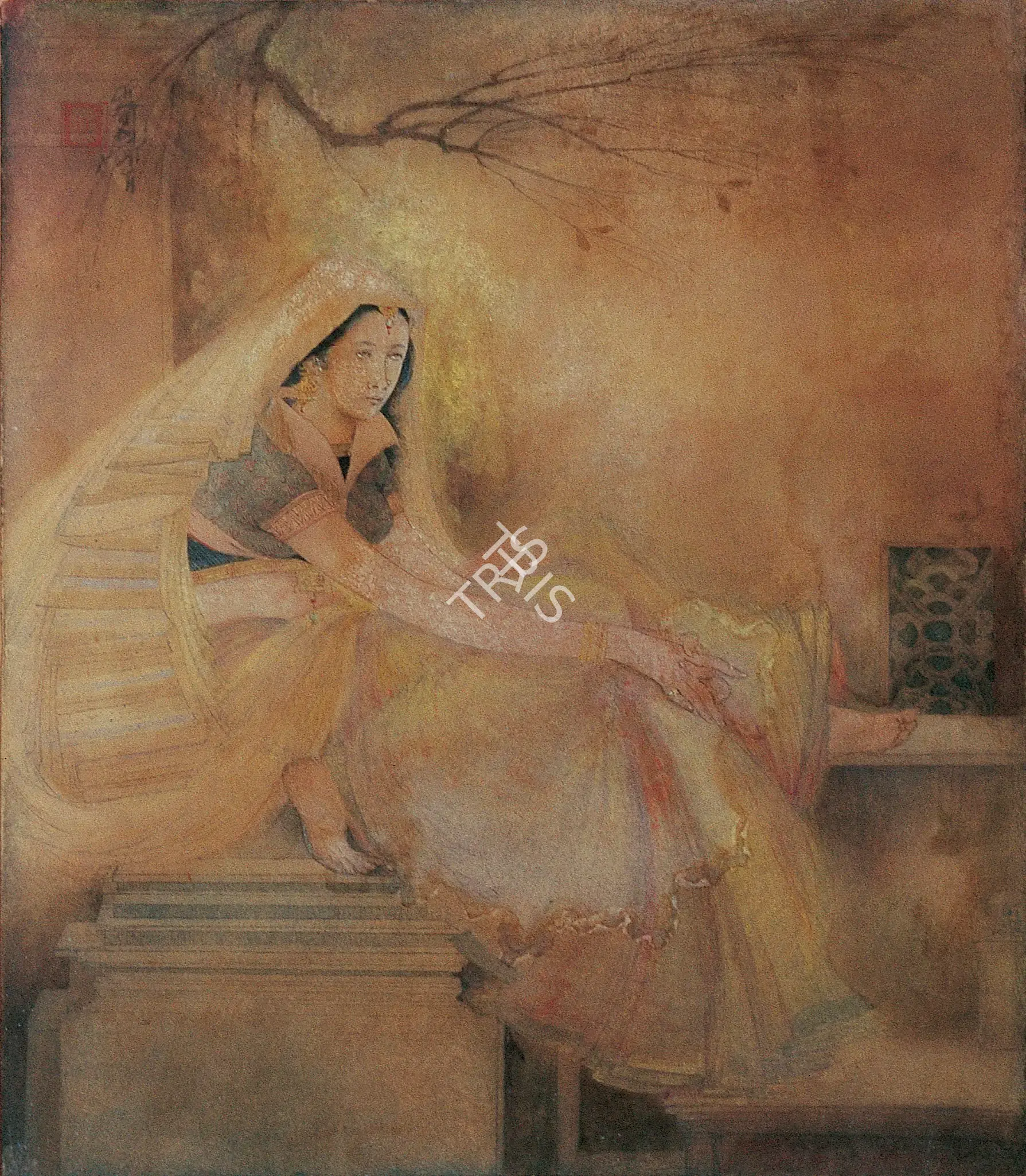 Roy Chowdhury, D.P. (Artist). Approach of Spring, c.1926 | Painting, He.Mum/15.11.97, 1926