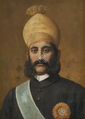 Raja Ravi Varma (Artist), Nizam of Hyderabad, 1902, Painting