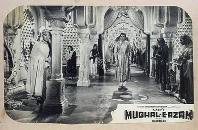 R.D. Mathur (Cinematographer), Mughal E Azam, 1960, Lobby Card