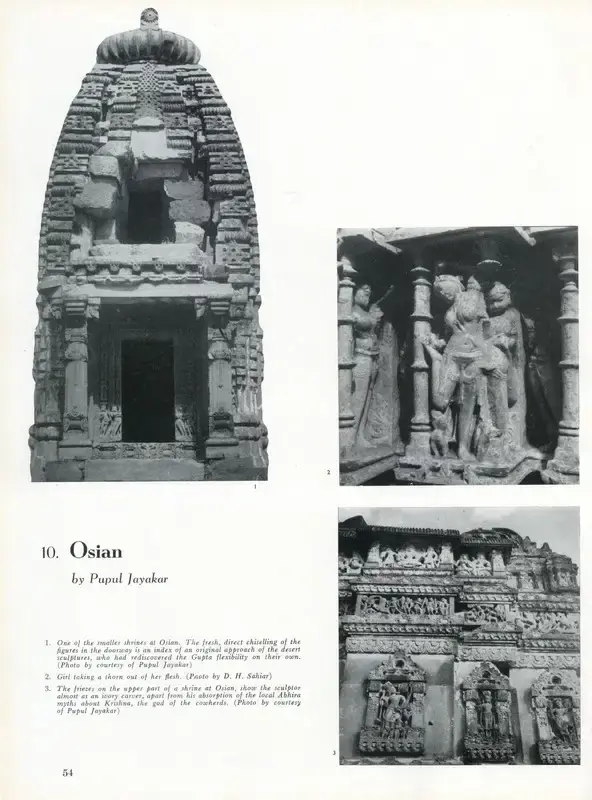 Pupul Jayakar (Essayist), Osian, 1959, Essay