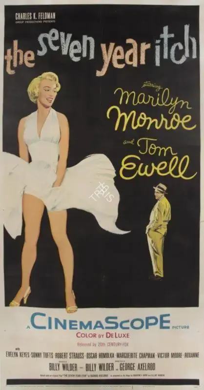 Billy Wilder (Director), The Seven Year Itch, 1955, Poster