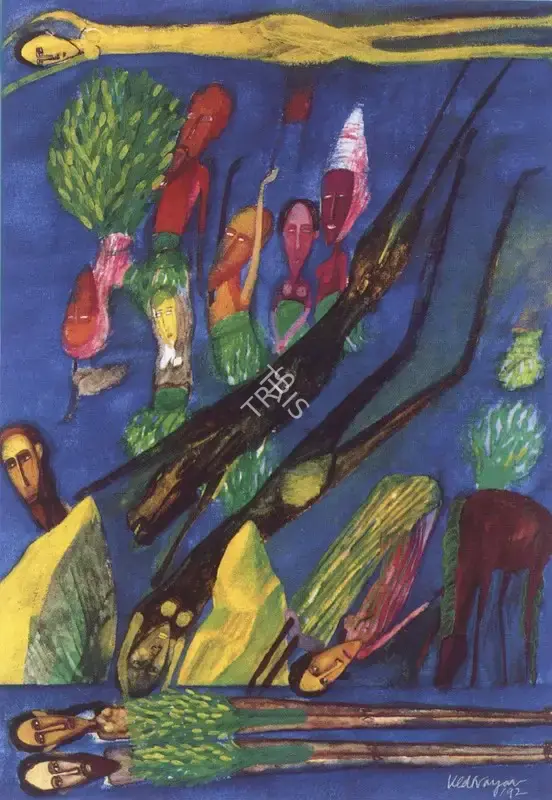 Ved Nayar (Artist), Untitled, 1992, Painting