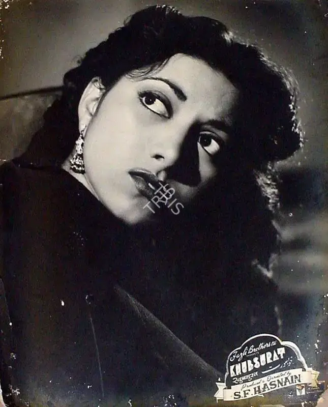 S.F. Hasnain (Director), Khubsurat, 1952, Lobby Card