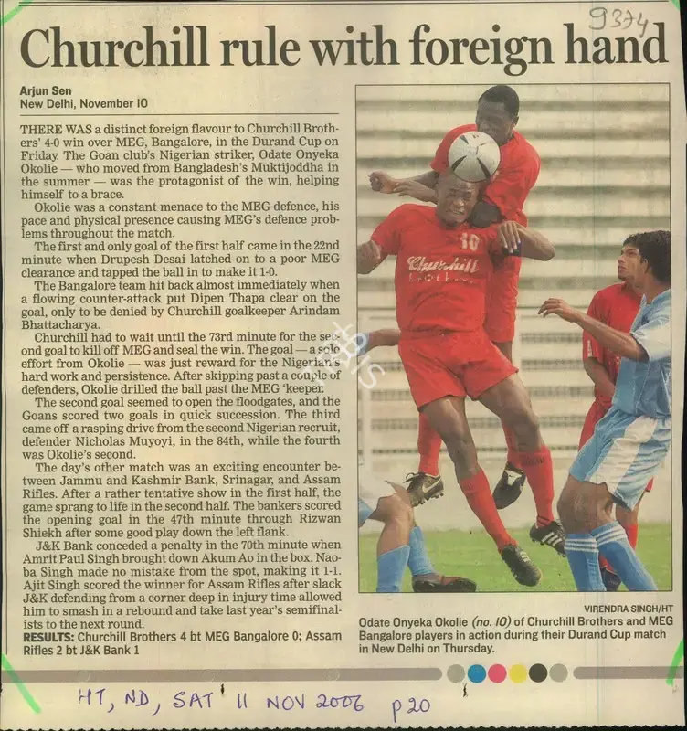 Arjun Sen (Reporter), Churchill Rule With Foreign Hand, 2006, Newspaper Clipping