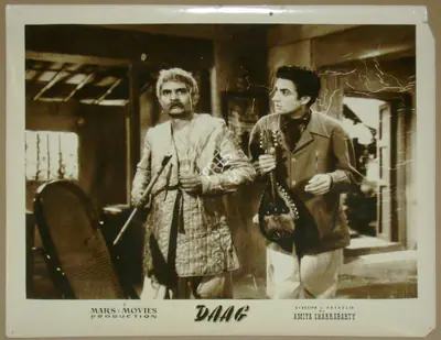 V. Babasaheb (Cinematographer), Daag, 1952, Lobby Card