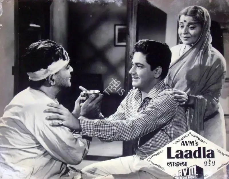 D. Rajagopal (Cinematographer), Laadla, 1966, Lobby Card