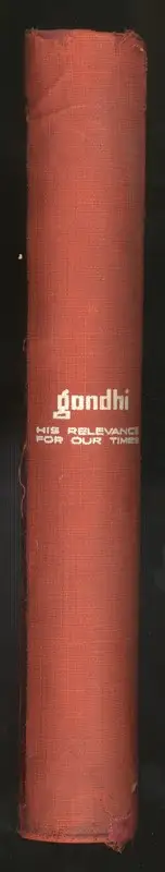 G. Ramachandran (Editor), Gandhi, 1964, Edited Book