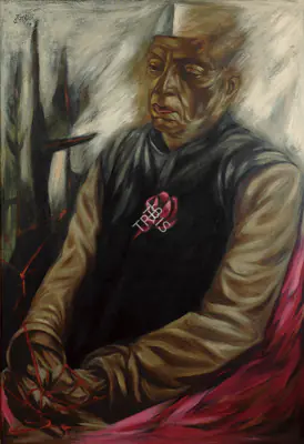 Satish Gujral (Artist), Portrait Of Jawaharlal Nehru, 1957, Painting