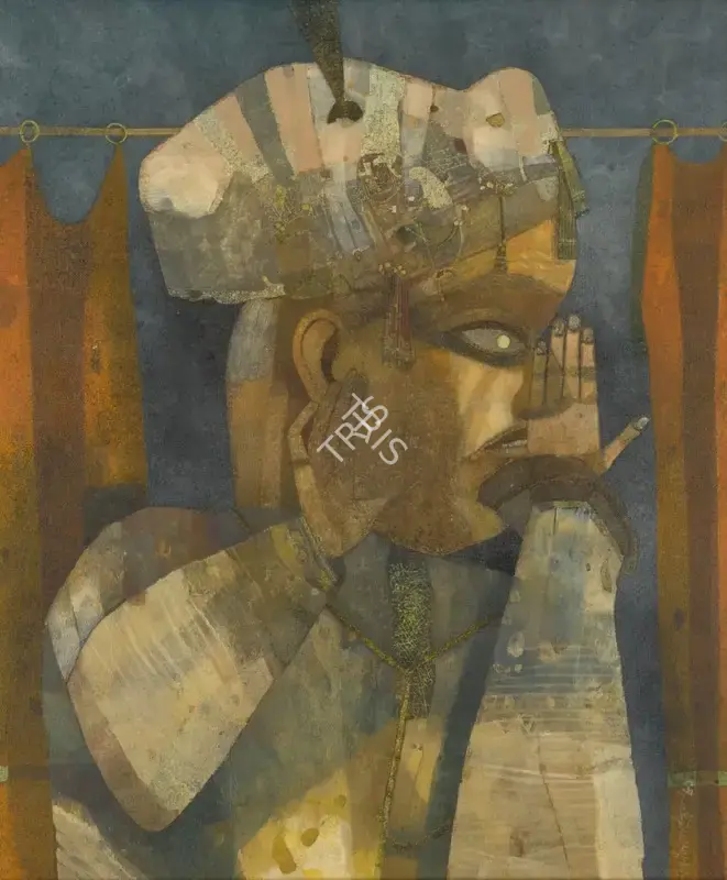 Pyne, Ganesh (Artist). Untitled, 1981 | Painting, So.Lon/25.10.22, 2022 · Sotheby's