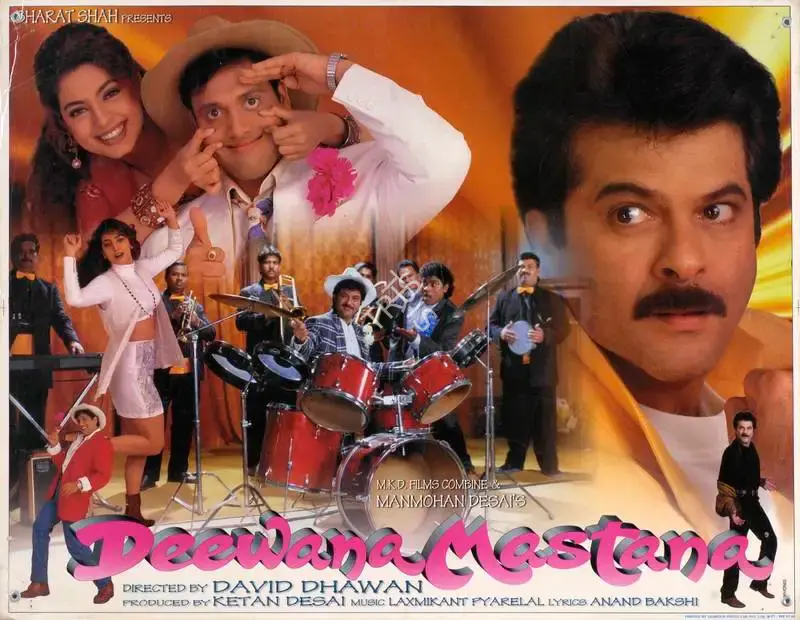 Rajan Kinagi (Cinematographer), Deewana Mastana, 1997, Lobby Card