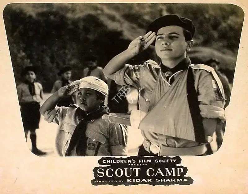 Kidar Sharma (Director), Scout Camp, 1959, Lobby Card