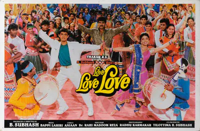 B. Subhash (Producer), Love Love Love, 1989, Lobby Card