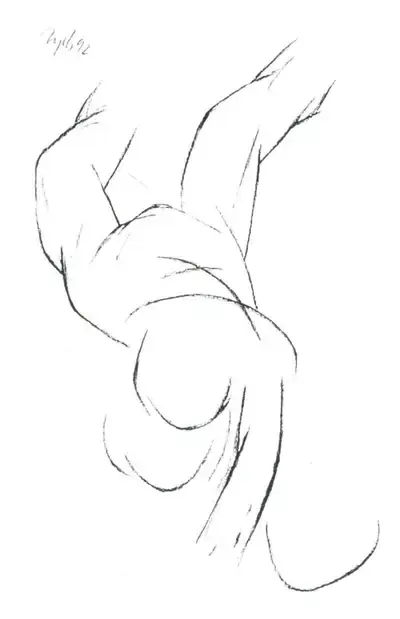 Tyeb Mehta (Artist), Untitled, 1992, Drawing