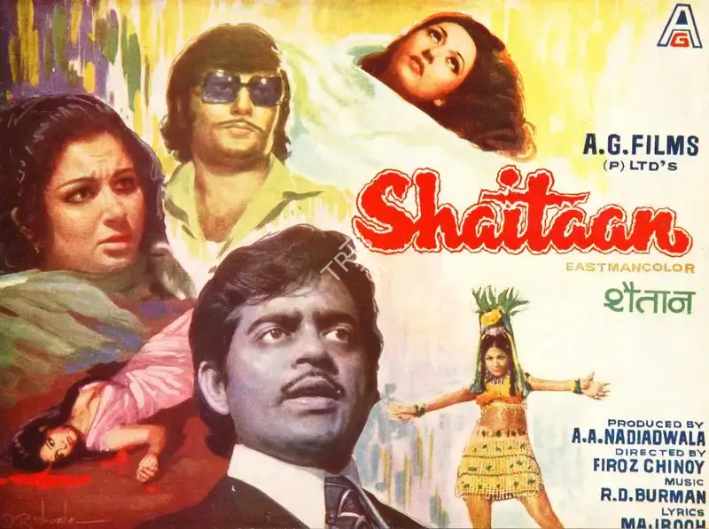 A.A. Nadiadwala (Producer), Shaitaan, 1974, Song-Synopsis Booklet