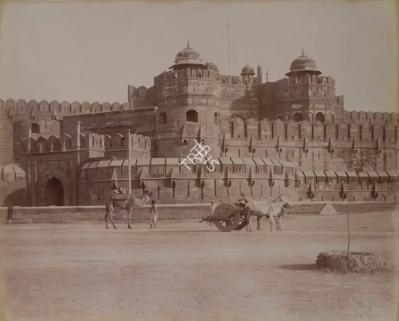 Unknown (Photographer), The Delhi Gate Fort. Agra, 1901, Antiquarian Photograph
