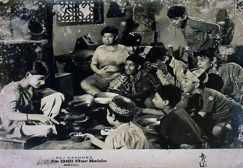 Jaywant Pathare (Cinematographer), Ab Dilli Dur Nahin, 1957, Lobby Card