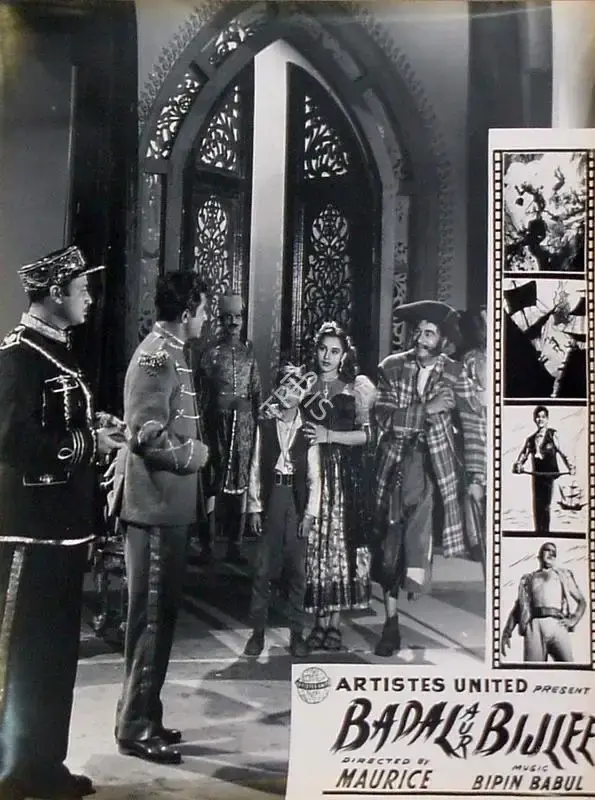 Four Aces (Producer), Badal Aur Bijlee, 1956, Lobby Card