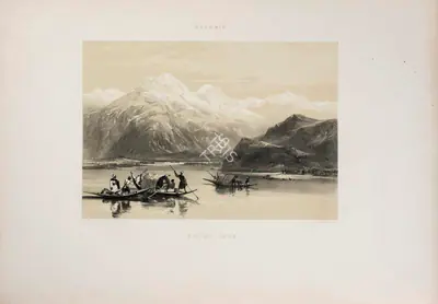 J.D. Hardinge (Lithographer), The Wulur Lake, 1847, Lithograph