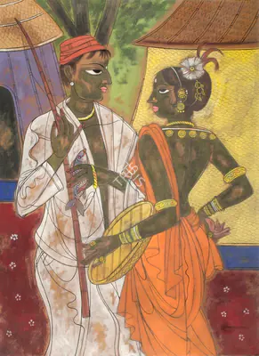 A.A. Almelkar (Artist), Untitled, Painting