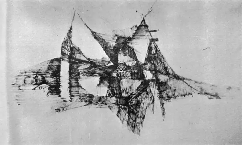 Ramkumar (Artist), Drawing, 1966, Drawing