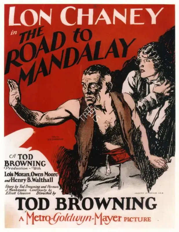 Irving Thalberg (Producer), The Road to Mandalay, 1926, Poster