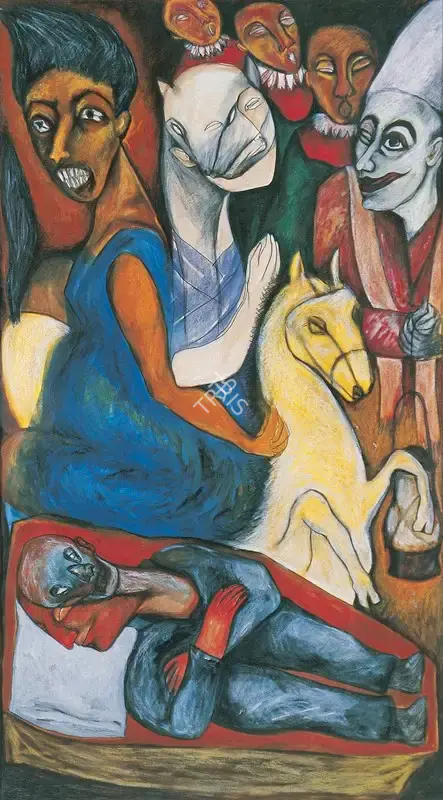 Rekha Rodwittiya (Artist), Untitled, 1989, Painting