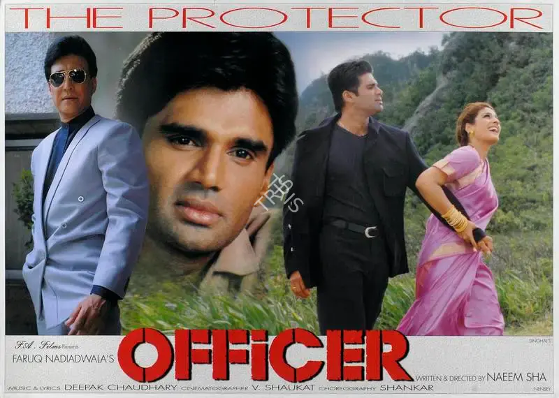 Faruq Nadiadwala (Producer), Officer, 2001, Lobby Card