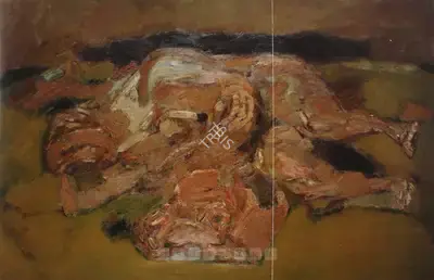 Tyeb Mehta (Artist), Situation, 1963, Painting