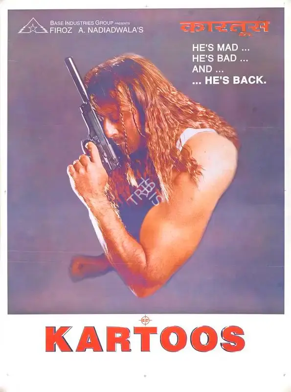 Firoz A. Nadiadwala (Producer), Kartoos, 1999, Full Sheet Poster
