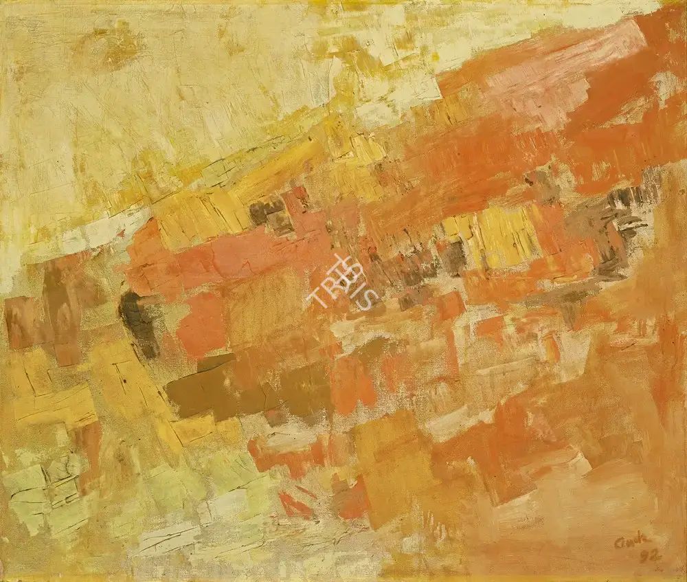 Gade, H.A. (Artist). Untitled, 1992 | Painting, AG.Onl/30.04.22, 2022 · Asta Guru