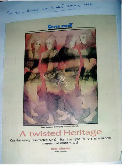 Dom Moraes (Writer), A Twisted heritage, 1997, Newspaper Clipping