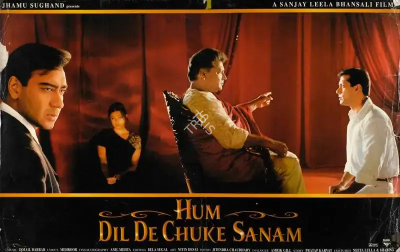 Jhamu Sughand (Producer), Hum Dil De Chuke Sanam, 1999, Lobby Card