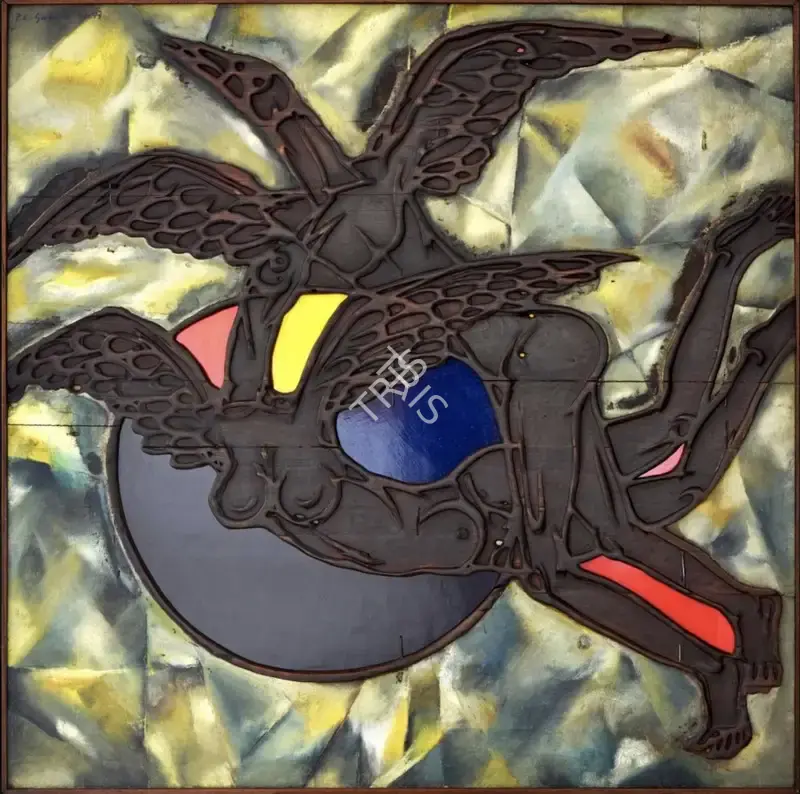 Sagara, Piraji (Artist). Untitled, 1992 | Painting, AG.Onl/27.06.25, 2025 · Asta Guru
