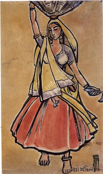 Ramgopal Vijaiwargiya (Artist), Untitled, Painting