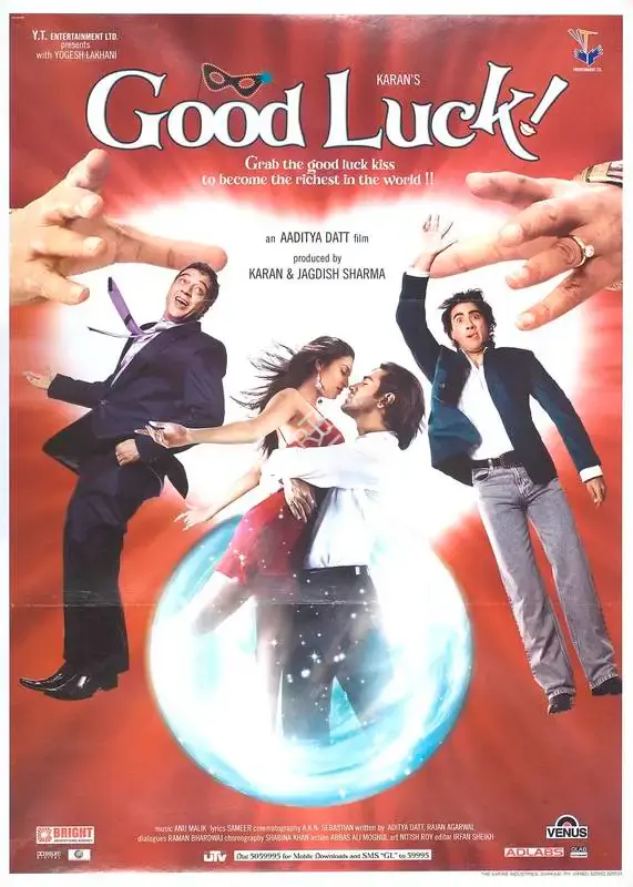 Jagdish Sharma (Producer), Good Luck, 2008, Full Sheet Poster
