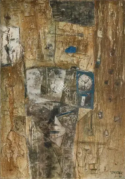 Ramkumar (Artist), Untitled, 1961, Painting