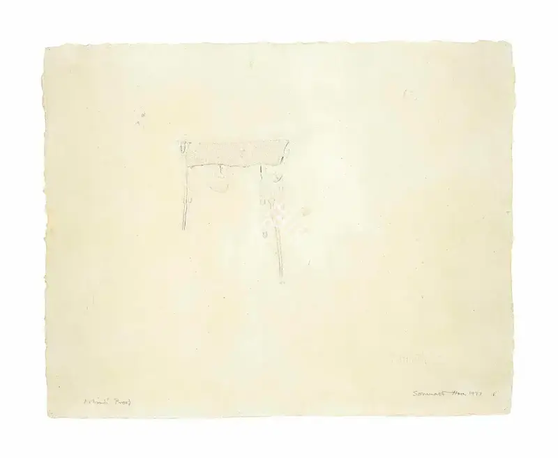 Somnath Hore (Artist), Untitled (Wounds series), 1977, Graphic Art